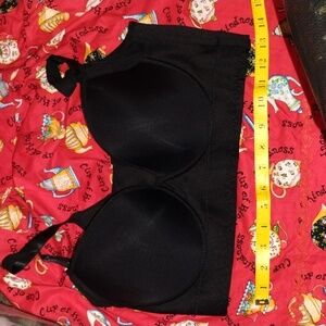 ⚜️ Black Soft Tee Shirt Bra w/ HIGH BACK HOOK & EYE NWOT SZ 38
